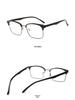 Trendy Round Semi-Rimless Ultralight Eyeglass Frames for Men & Women