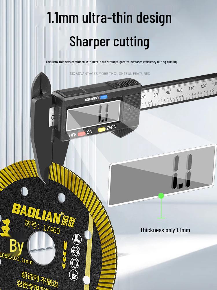 Marble & Ceramic Cutting Disc for Angle Grinders - Small Dry Saw Blade