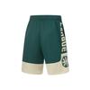 Li-Ning Reflective Series Contrast Letter Print Elastic Waist Quick-Dry Athletic Shorts Men Bottoms Green AAPT525-1