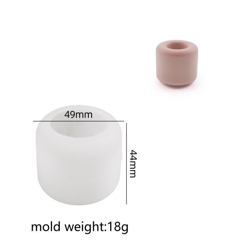 

Concrete Striped Candle Holder Silicone Mold DIY Handmade Gypsum Resin Storage Tank Candle Holder Mold Home Crafts Accessories