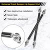 2Pcs 150mm/200mm Universal Car Front Bumper Lip Splitter Spoiler Rod Support Strut Tie Bar Carbon Fiber Auto Support Rod