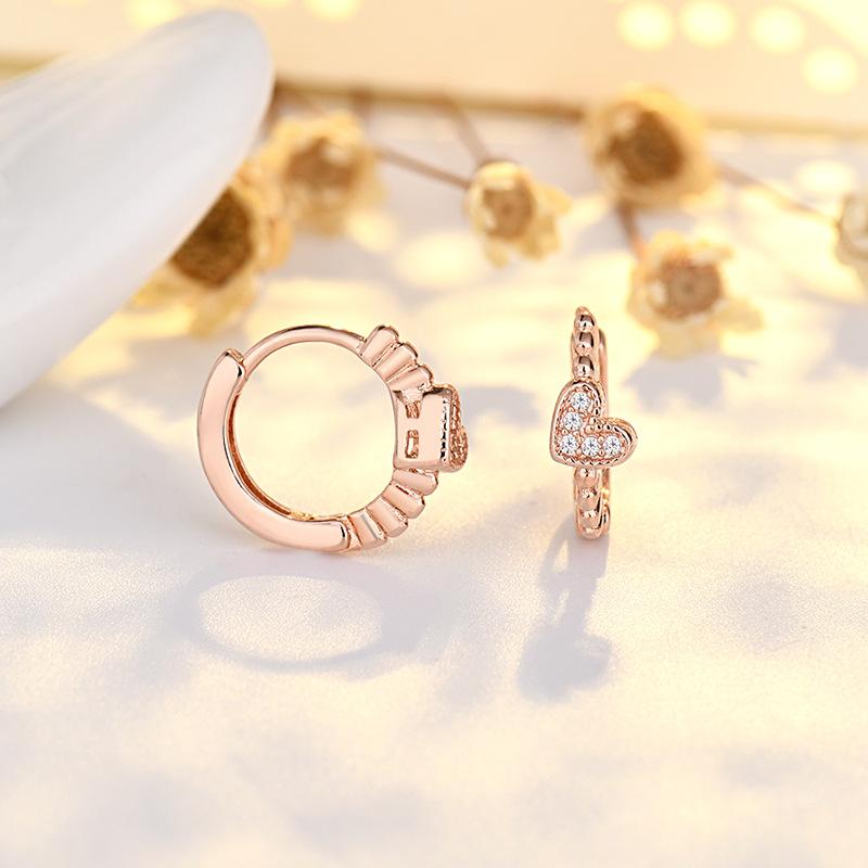 

Новый продукт Серьги-сердечки для женщин Модные милые серьги Простые персонализированные серьги