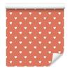 Wallpaper Hearts Coral and Peach 50x1000