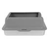 Stainless Steel Litter Box Anti Splashing Easy To Clean High Sides Enclosed Cat Litter Box for