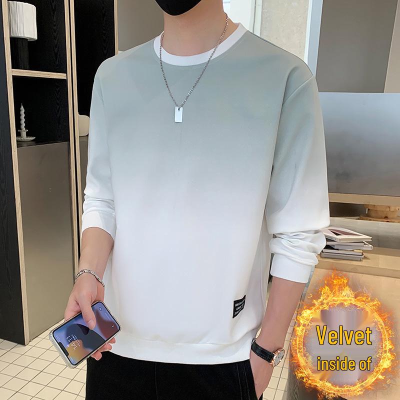 

Woodpecker Men s Gradient Hoodie - Lightweight Spring/Fall Round Neck Long Sleeve 4XL