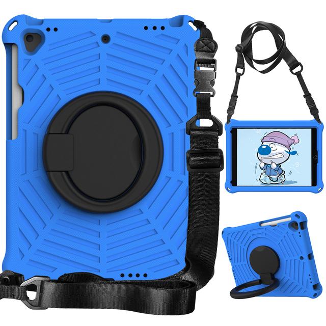 EVA Rotating Stand Case For iPad A16 11th 10.9 10th Air 3 4 5 Pro 11 1-2-3-4th 10.2 7-8-9th 10.5 9.7 Mini 7 A17 Pro 6 5 4 3 2 1