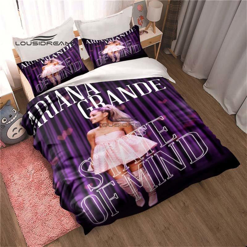 Pop Singer A-Ariana Grand Bedding Sets exquisite bed supplies set duvet cover bed comforter set bedding set luxury birthday gift