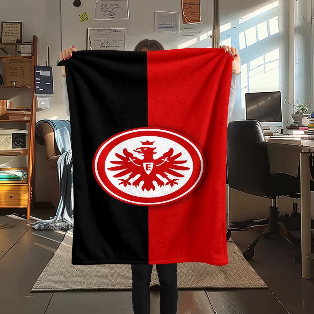 

Eintracht Frankfurt Print FlAannel Blanket, High quality Comfortable for All Seasons, Home Decor, Warmth and Comfort 80cm x 120cm