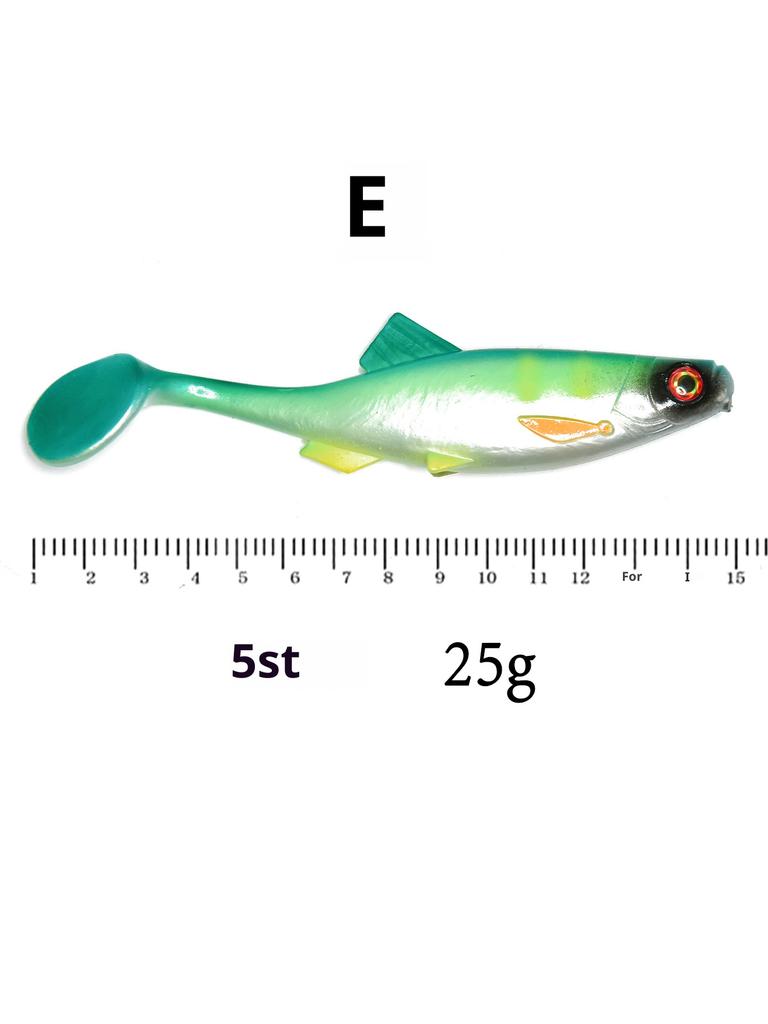 Attractive vibrating tail fishing lure with lively tail swing, designed to attract predatory fish and boost your catch rate effectively.
