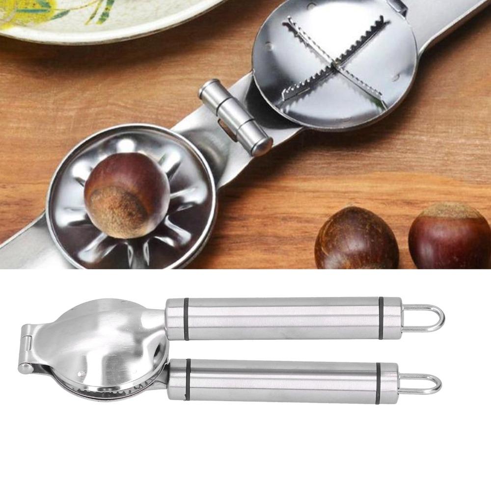 Portable Walnut Opener Stainless Steel Chestnut Peeler Kitchen Tools Chestnut Cutter  Pecans/Nuts