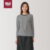 Damen Langarm-T-Shirt aus Tenjiku-Strick