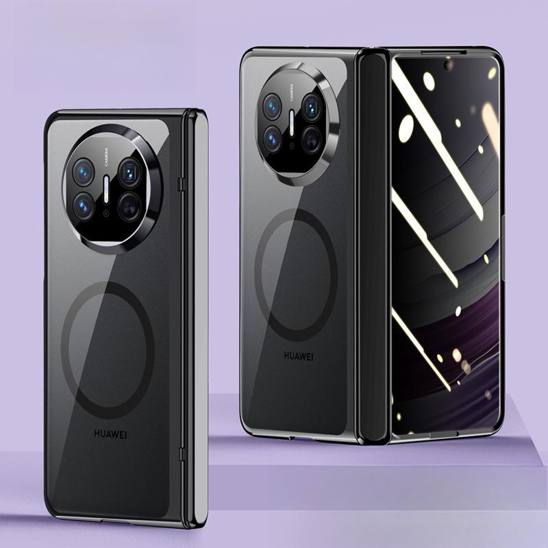 Suitable for Huawei MateX5 Mobile Phone Case Film Integrated Magnetic Charging Transparent X5 Lens Full-inclusive Anti-fall Business Case