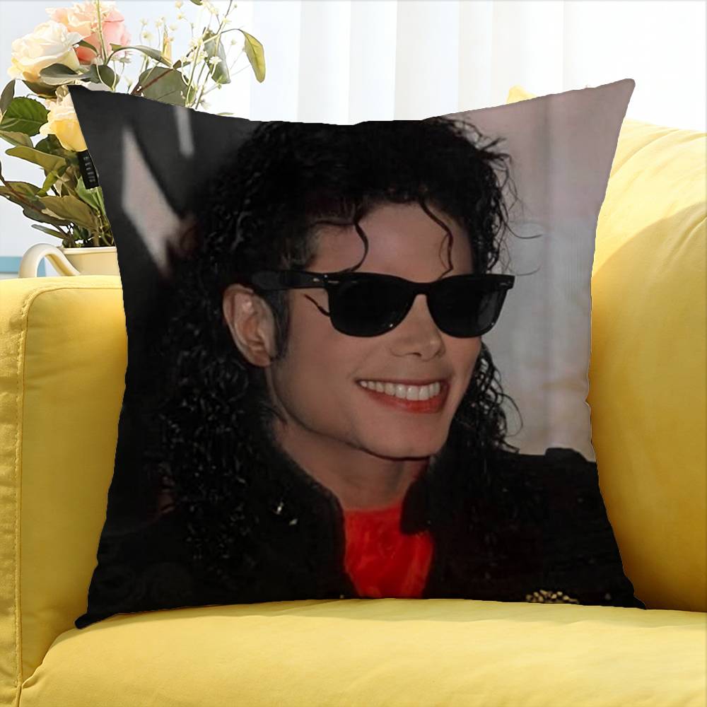 Legend M-Michael J-Jacksons World Various Sizes Square Pillow Case For Car Home Bedchamber Decor