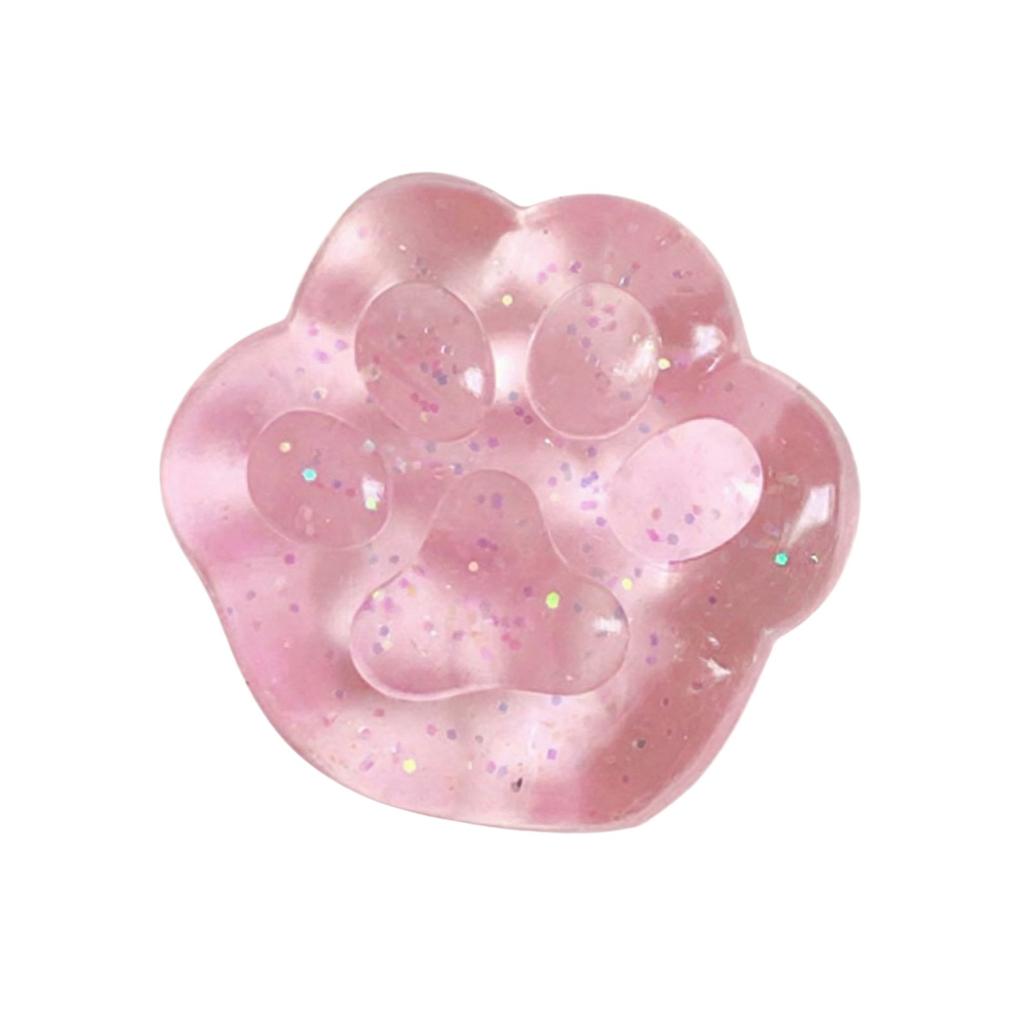 Kawaii Cat Claw Squeeze Toy Quick Rebound Jelly Mini Cute Sensory Toys Stress Relief Realistic Fidget Funny Cat Claw Toy Gift