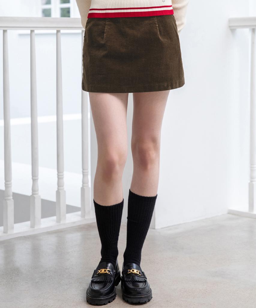 GUESS 3-Color Corduroy Shorts Skirt Op4W5652