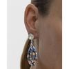 Earrings - LUXENTER - Liodas - Multicolored Crystals - 18K Gold Finish - Length 56.7 Mm