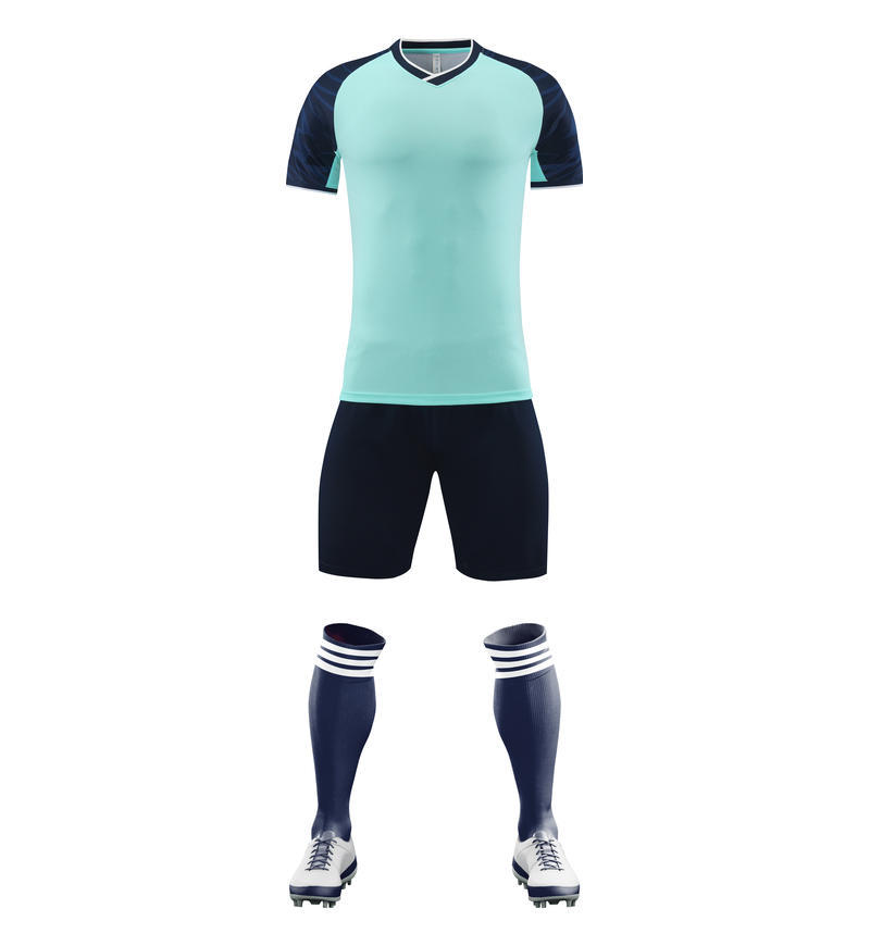 Football Uniform Game Suit Team Uniform Boys' Summer Breathable Training Uniform Loose Fit 2403