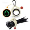 1PC Light Plastic Cable Tie Holder Without Unnecessary Waste and Simple Use - Reusable Cable Tie Organizer and Glow in the Dark