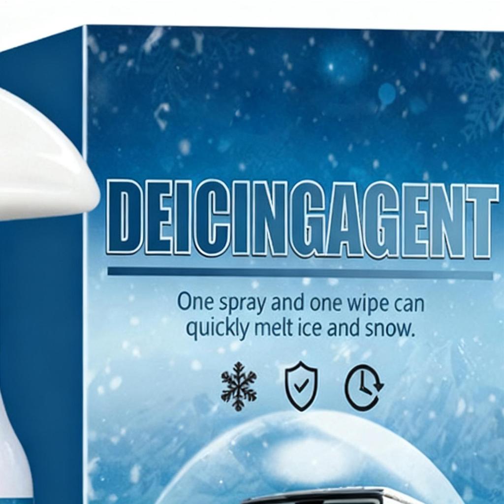Windshield Deicer 120ml Long-Lasting Quick Agent Car Windshield Defroster For Truck SUV Roof Winter Home Garden Outdoor Glass