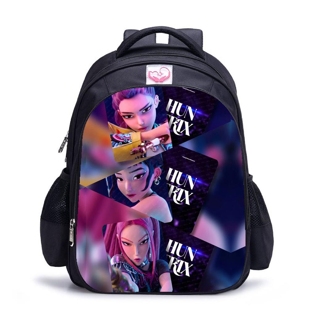 Cartoon Printing Casual Shoulder Bag Junior High School Students Large Capacity Backpacks