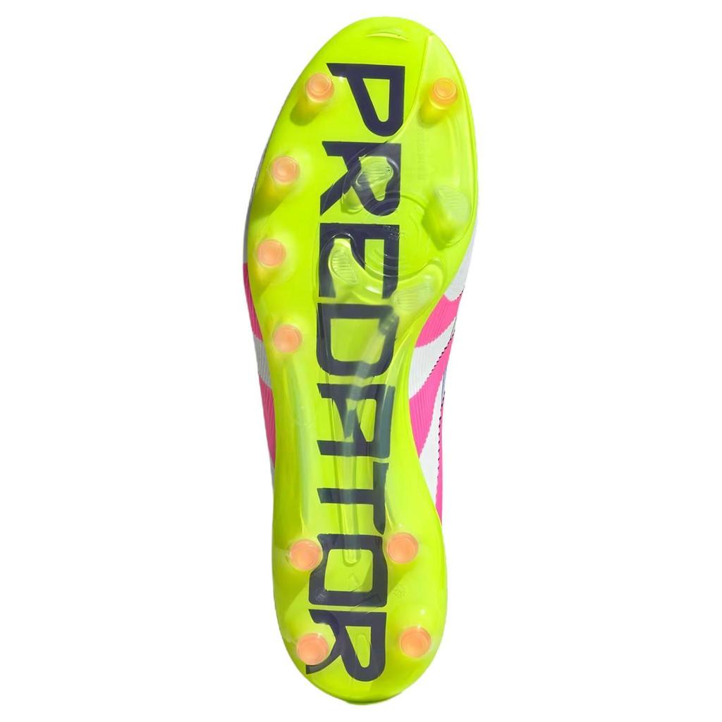 adidas Predator 24 Elite Laceless AG 'Celestial Victory Pack' (Unisex) Cloud White / Lucid Pink / Lucid Lemon Soccer Shoes JH8885