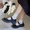 Small Leather Shoes Lace Socks Children'S Short Tube Socks Cotton Cute Sweat-Absorbing Summer Thin Trendy White Medium Tube Lo