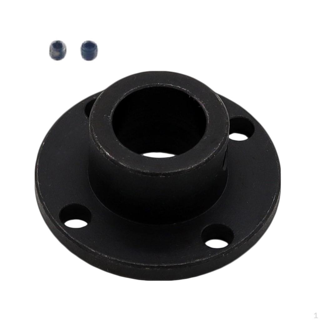 Flange Shaft Coupling Connector Durable Parts Accessories with Fastening Screw DIY