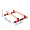2 Pieces Wood Push Up Bar Floor Handle for Men Women Anti Skid Handstand Grips