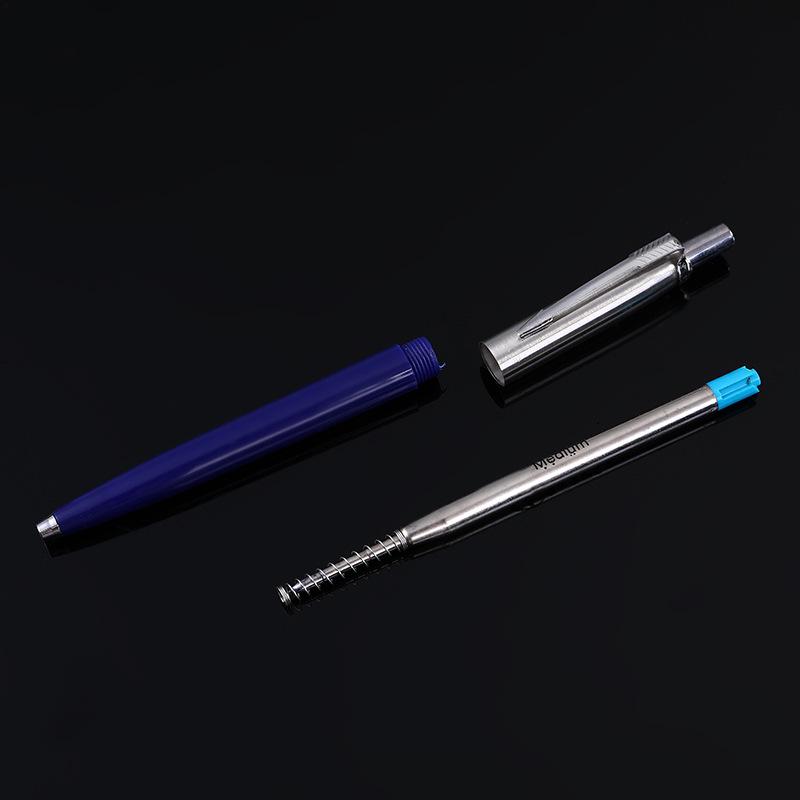 All-Metal Semi-Steel Push Ballpoint Pen - Ideal for Gifts and Cross-Border Promotions