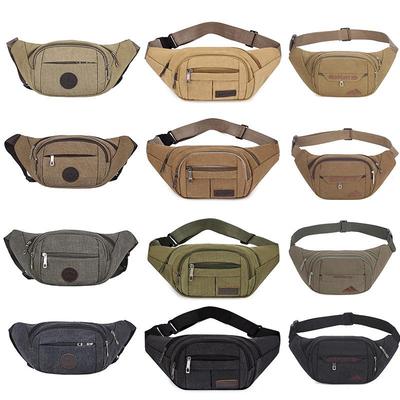 Herren-Hüfttasche für Bau, Radfahren und Bergsteigen – Crossbody-Brusttasche für Handy und das Nötigste