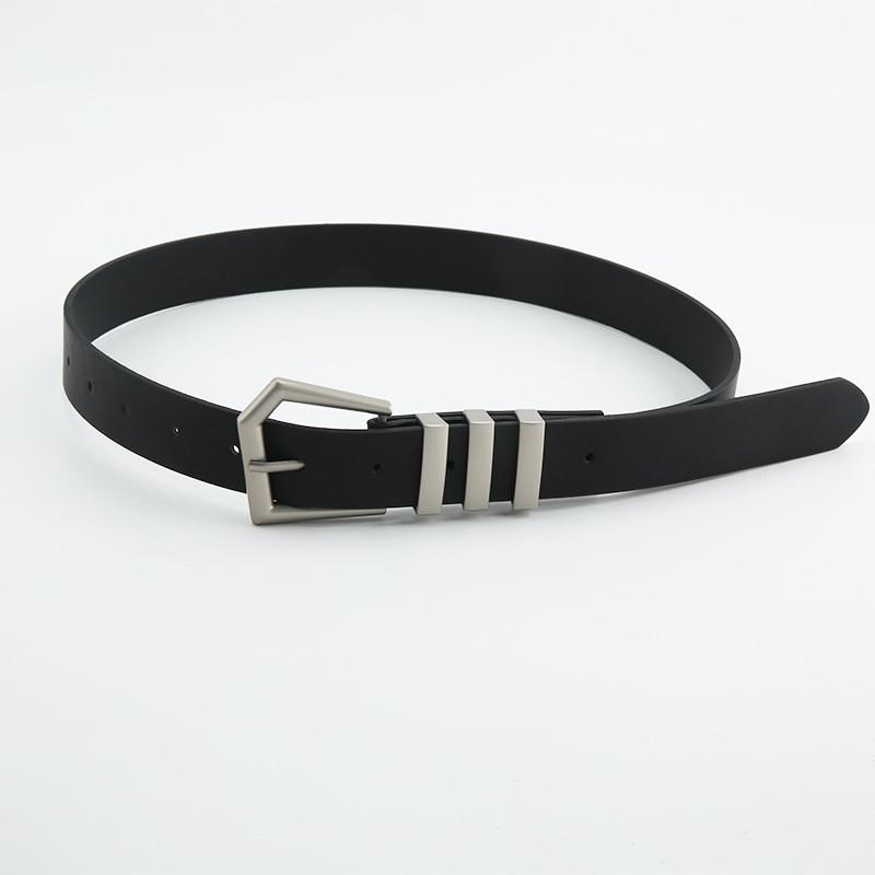 Stylish Ladies Belt 2023 New Summer Accessory Leather Belt For Jeans Korean Version Black Available