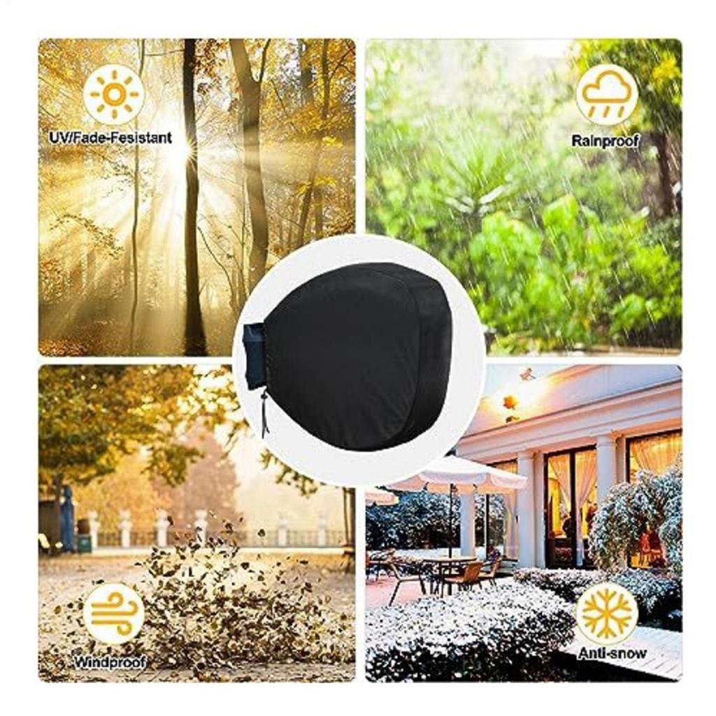 Insulated Hose Cover Wall Mounted Hose Bib Covers for Winter 420D Hose Tools Retractable Garden Hose Reel Cover UV Resistant