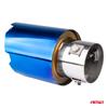 Blue Stainless Steel Exhaust Muffler Tip Amio-04066