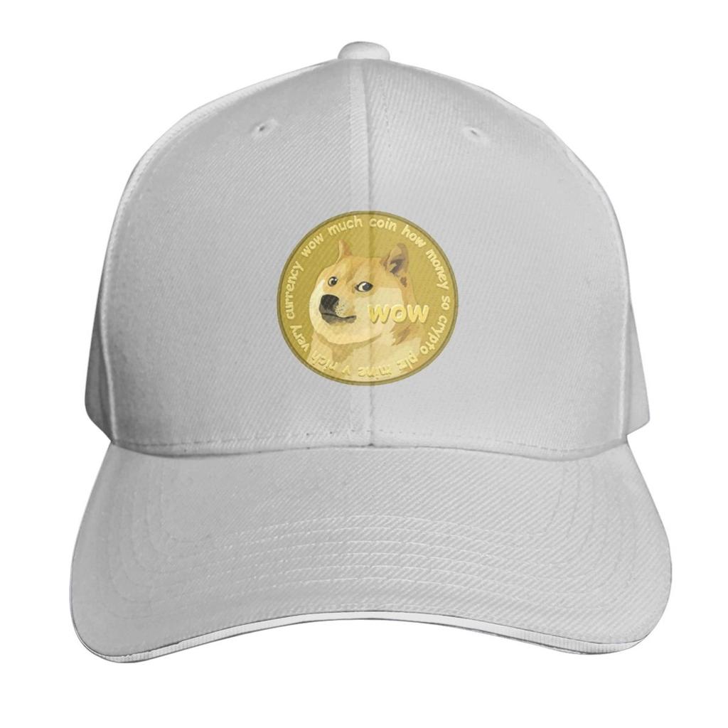 Doge The Dogecoin Funny Bitcoin Cap Fashion Casual Baseball Caps Adjustable Hat Hip Hop Summer Unisex Baseball Hats