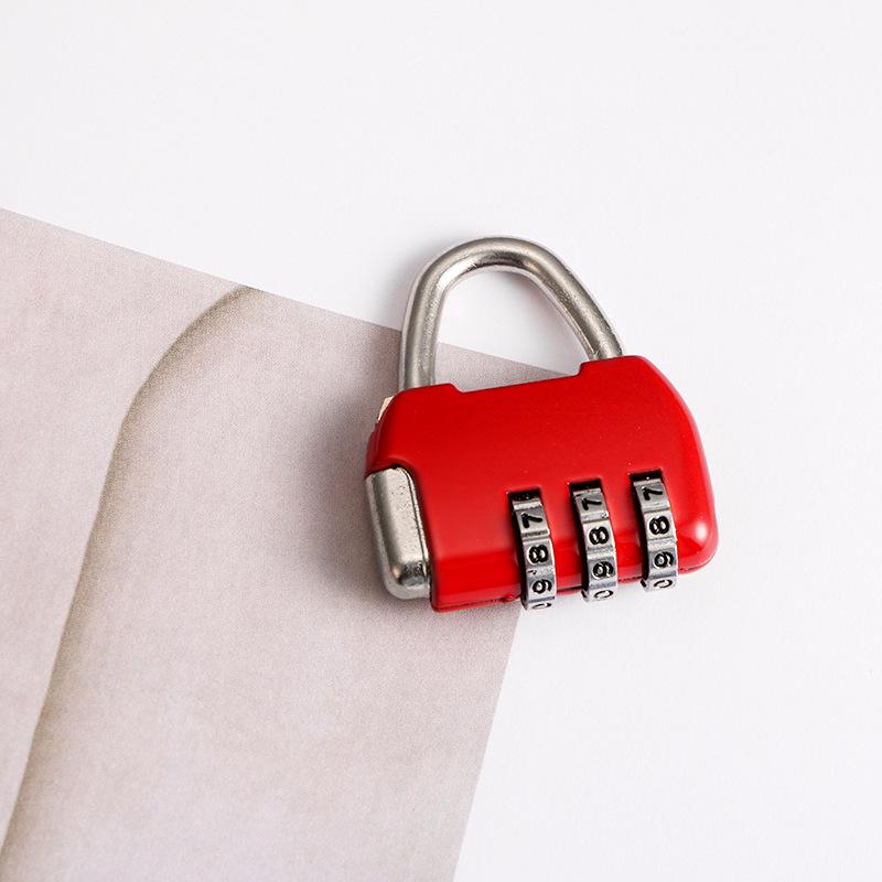Waterproof and Rust-Proof Mini Padlock for Luggage, Gym, Locker, Schoolbag, and Household Use