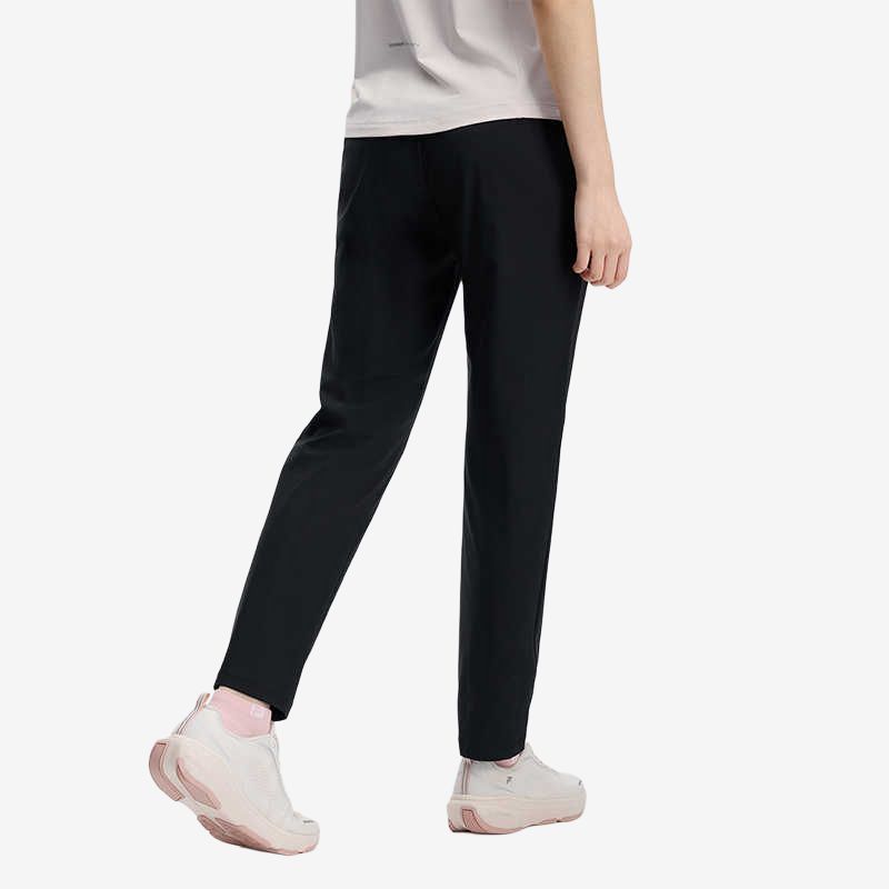 New FILA Knitted Sports Pants Women's Pitch Black A11W431603FBK