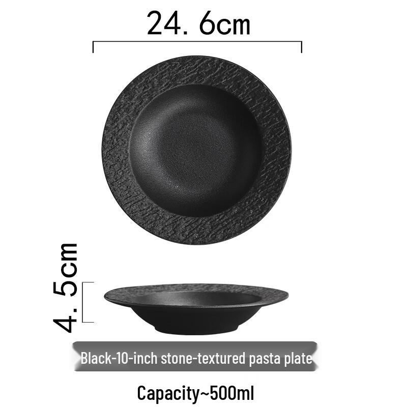 Abay Japanese Style Ceramic Straw Hat Plate