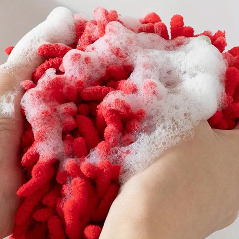 Chenille Hand Towels Kitchen Bathroom Hand Towel Ball with Hanging Loops Quick Dry Soft Absorbent Microfiber Towels