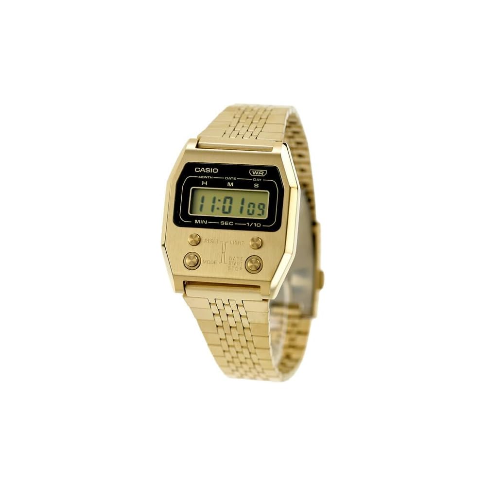 Casio Premium Series Quartz Watch A1100G-5 for Men and Women Stainless Steel Water Resistant