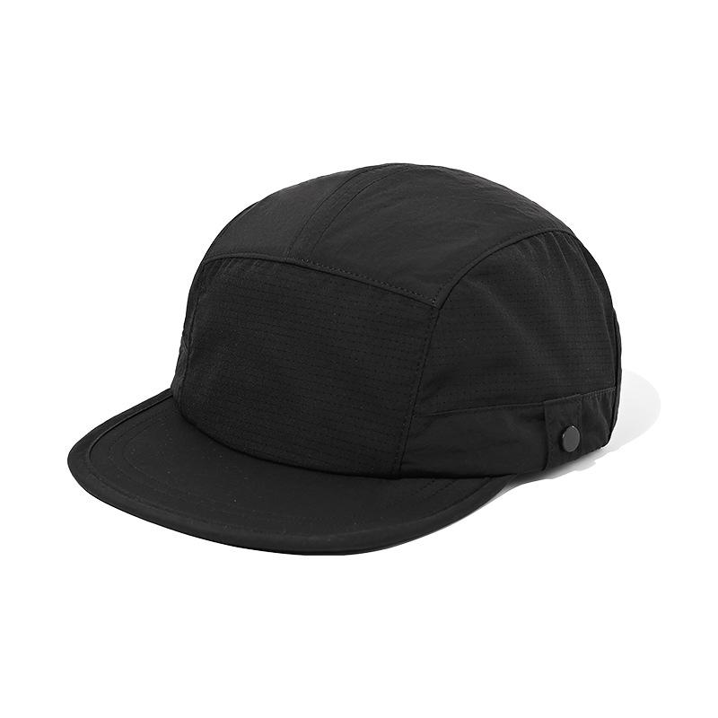 FF4000 Quick Dry Low Profile 5 Panel Hat Waterproof Golf Fishing Camp Cap Outdoor Hiking Running Baseball Cap 56-59cm чёрный