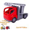 Trailer Car Motorcycle Boat Big Building Blocks Collocation Vehicle Accessory Kid DIY Toys Compatible With Duploed Set Gift