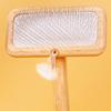 Dog Brush Wooden Dogs Comb Pet Hair Remover Dog Grooming Protect Brushes for Dogs Floating Hair Cleaning Comb Massage Cat Brush
