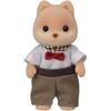 Sylvanian Families Caramel Dog Family Toy Dollhouse Figures for Ages 3 and Up EPOCH
