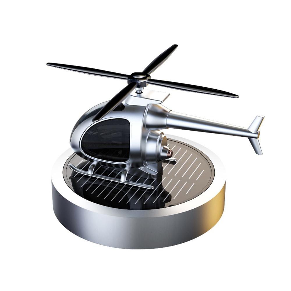 Pojazdy samochodowe Odświeżacz powietrza Zasilany energią słoneczną Ozdoba do aromaterapii Obrotowy helikopter Dyfuzor zapachowy z tabletkami zapachowymi Akcesoria do wnętrz samochodowych