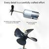 Thread Long Shafts Motors 12V Voltages Double Propellers for Efficient Boats Propulsions Strong 8kg/cm
