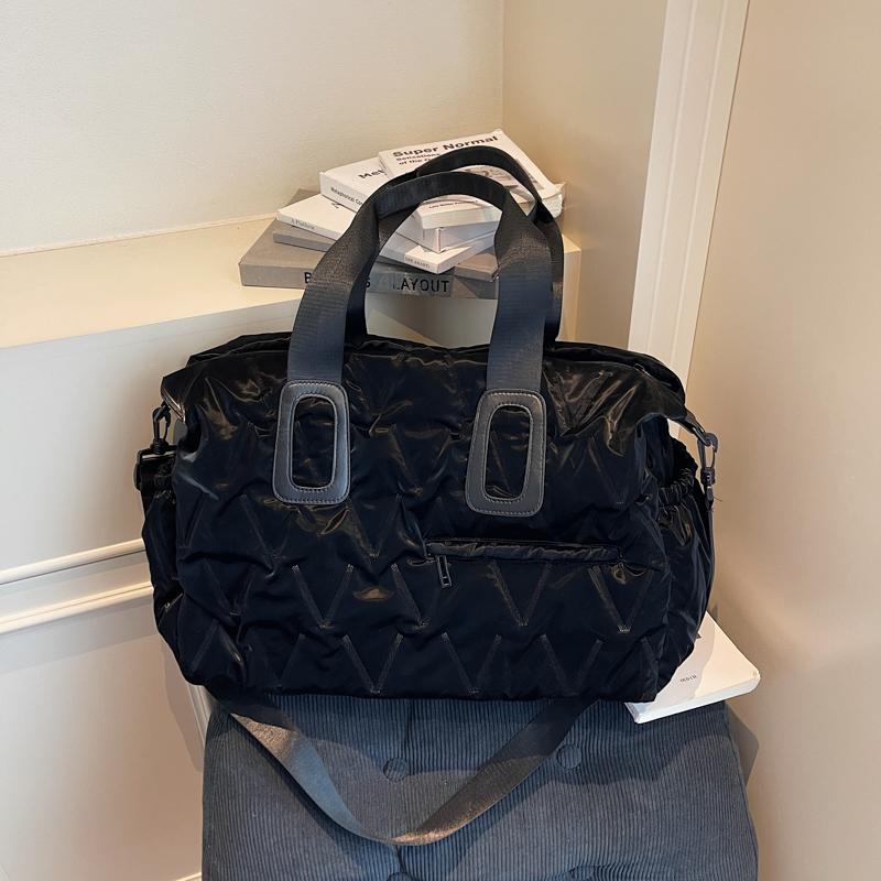 Modische Damen-Reise-Tragetasche, Großes Fassungsvermögen, Winterliche Damen-Handtasche, Geeignet für Sport Yoga, Reisen, Tägliche Reise,