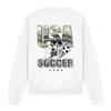 Disney Unisex Adult USA Soccer Mickey Mouse Sweatshirt
