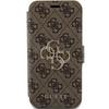 Guess Gubkp15L4Gmgbr Iphone 15 Pro 6.1Brązowy/Book Book 4G Metal Logo