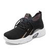 Women's Sports Shoes Thick Sole Heightening Casual Shoes Breathable Flying Weave Women's Shoes