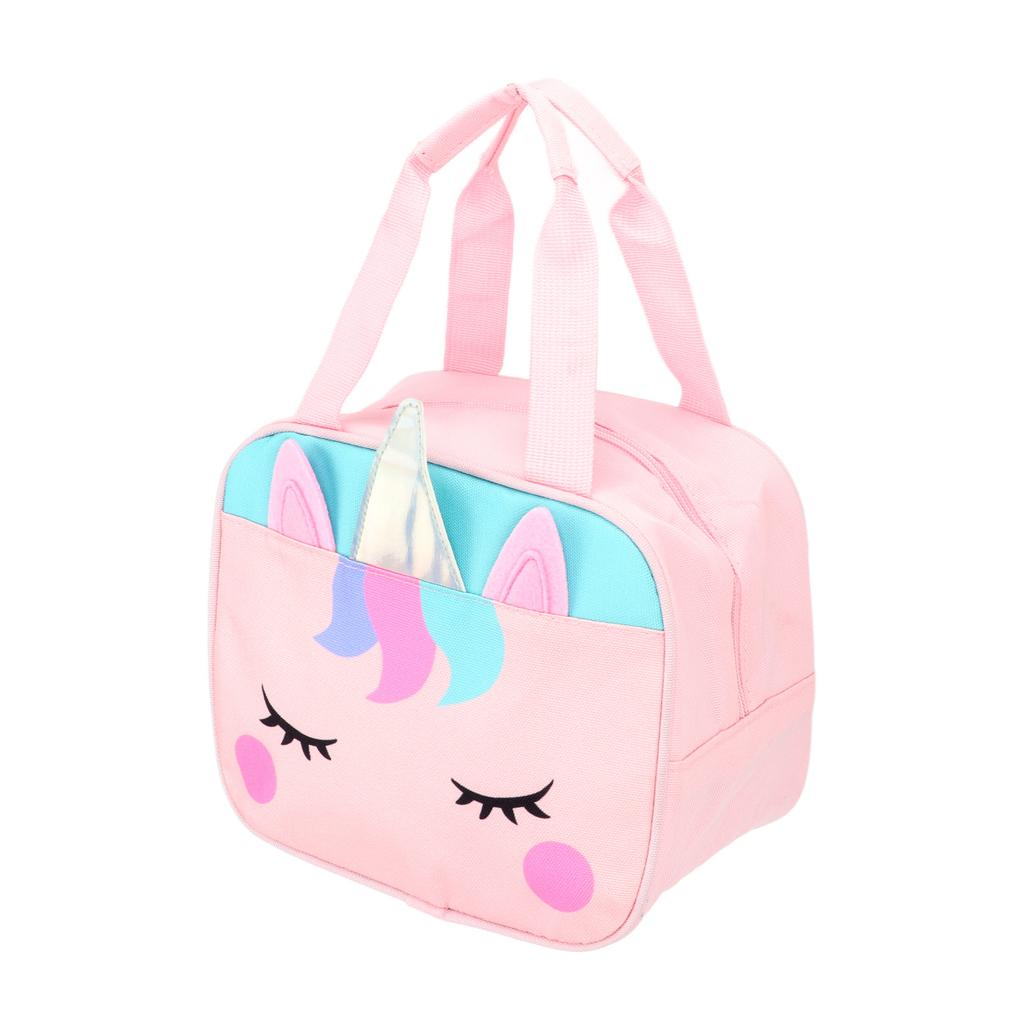 Children S Meal Bag Thick Handle Oxford Fabric Colourfast Cute Portable Kids Lunch Bag for Kids Boys and Girls Unicorn